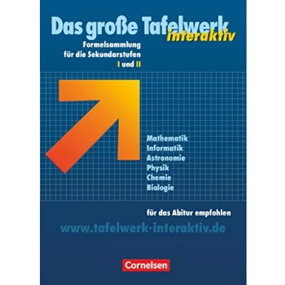 Abbildung von Das große Tafelwerk interaktiv Formelsammlung für die Sekundarstufen I und II