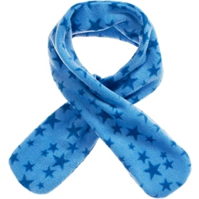Abbildung von Playshoes Unisex Kinder Fleece Steckschal Winter Schal, blau Sterne, one size