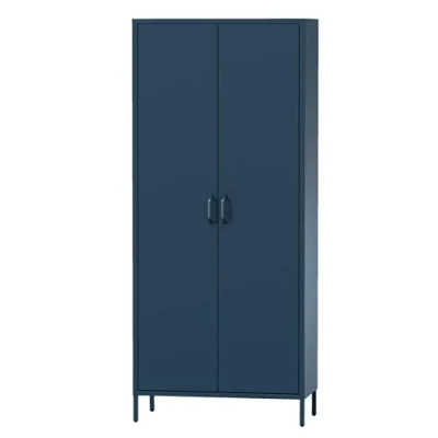 Abbildung von Jan Nowak Kommode Kleiderschrank 800 x 1850 450 mm navy blau (Kleiderschrank FLAVIO, mm, Modern: blau)
