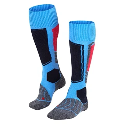 Abbildung von Falke SK1 Skiing Functional Yarnwoolsilkmix Kniestrümpfe, Damen, Größe: 35/36, Blue note (6545)