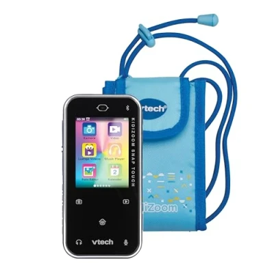 Abbildung von Vtech® KidiZoom Snap Touch, blau Kinderkamera (im coolen Smartphone Format, inklusive Tragetasche)