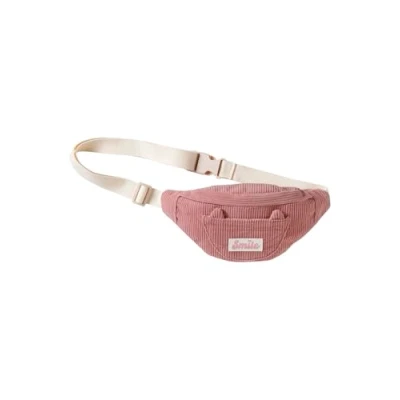 Abbildung von VERTBAUDET Bauchtasche, Velours, Animation, Katze, Mädchen, Blush, 32