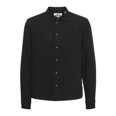 Abbildung von Solid IAIN Hemd, Herren, Größe: Large, True black