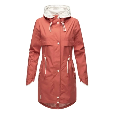 Abbildung von Navahoo Xankaa Regenjacke / wasserabweisende Jacke, Damen, Größe: Medium, Rouge