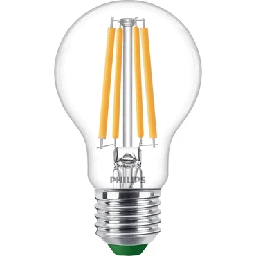 Abbildung von Philips Classic ultraeffiziente E27 LED Lampe, 60W, klar, warmweiß, Doppelpack