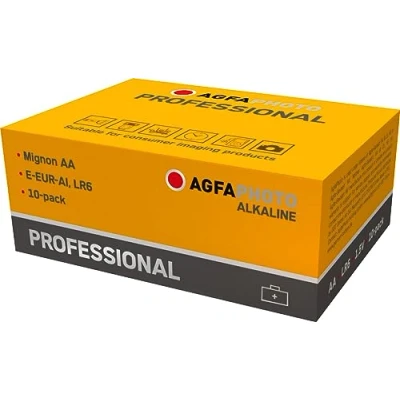 Abbildung von AgfaPhoto Professional Mignon (AA) Batterie Alkali Mangan 1.5 V 10 St.
