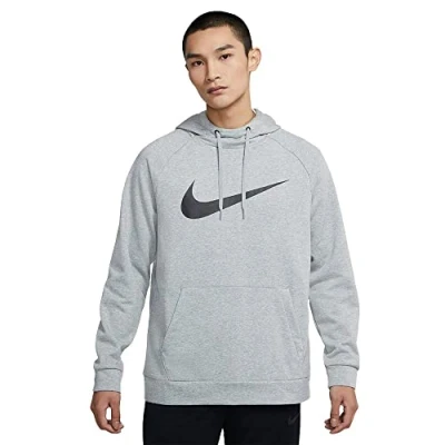 Abbildung von Nike Performance Kapuzenpullover, Herren, Größe: Small, Dark grey heather/black