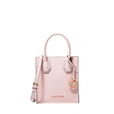 Abbildung von Michael Kors Mercer Extrasmall Pebbled Handtasche, Damen, Größe: One Size, Powder