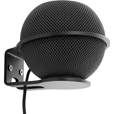 Abbildung von Halterung für HomePod Mini, Wandlautsprecher Metallhalterung (schwarz)