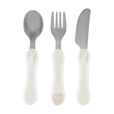 Abbildung von sigikid 3 TLG Besteckset Kinder Geschirrset für Kinder, Größe: One Size, Beige