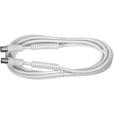 Abbildung von Axing BAK 752 00 Anschlusskabel IEC Koax Stecker auf Buchse hochgeschirmt mit Mantelstromfilter (7,5m)