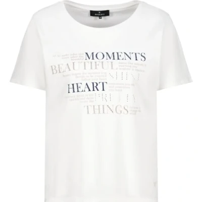 Abbildung von Monari T Shirt Schmuckschrift Mit Rundhalsausschnitt