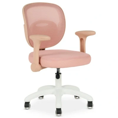 Abbildung von IDIMEX Drehstuhl AMELIA, Kinder Schreibtischstuhl ergonomisch höhenverstellbar pink