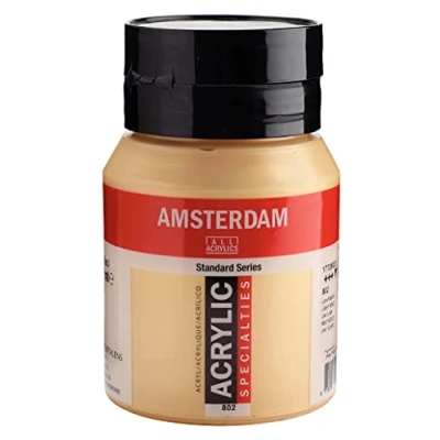 Abbildung von Amsterdam Standard Series Acrylfarbe Flasche 500 ml Reichgold 802 (17728022)
