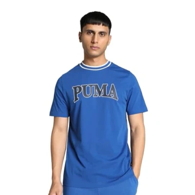 Abbildung von Puma Squad Graphic Tshirt print, Herren, Größe: Small, Blue