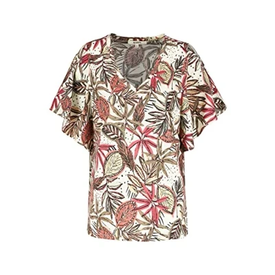 Abbildung von Garcia Tshirt print, Damen, Größe: Small, Rouge red