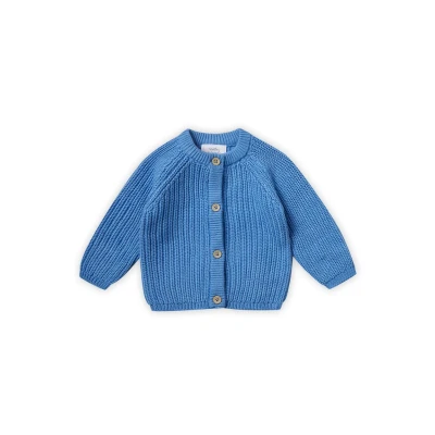 Abbildung von Stellou &amp; friends Unisex Strickjacke für Kinder, Größe: 74/80, Sky blue