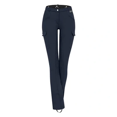 Abbildung von ELT Jodhpur Reithose Micro Cargo Silikon Nightblue 40