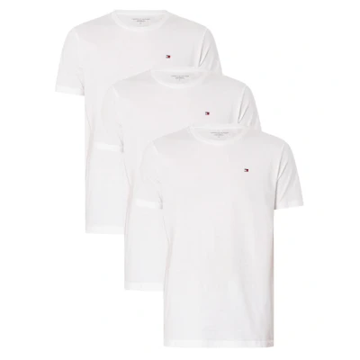Abbildung von Tommy Hilfiger TEE 3 PACK Nachtwäsche Shirt, Herren, Größe: XXL, White