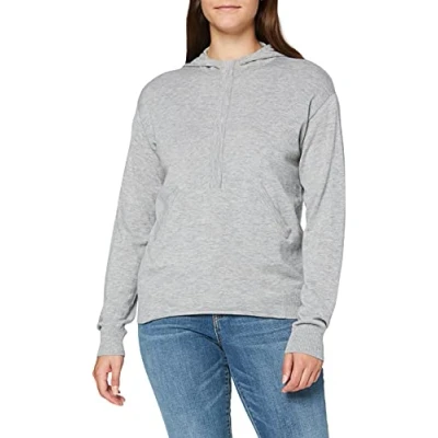 Abbildung von Falke Damen Pullover Hoodie, Light Grey, XXS