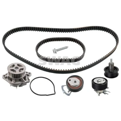 Abbildung von SWAG 30 94 5118 Wasserpumpe + Zahnriemensatz mit 130, 58 VOLKSWAGEN: GOLF 5 Schrägheck, Plus / Crossgolf, 6