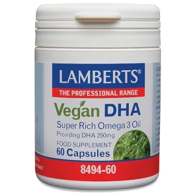 Abbildung von Lamberts Healthcare Ltd. Vegan DHA (250mg DHA) 60 veg. Softgels (vegan)