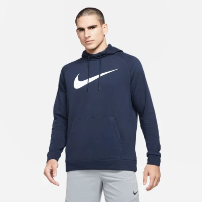 Abbildung von Nike Performance Kapuzenpullover, Herren, Größe: Small, Obsidian/white