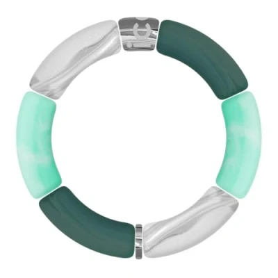 Abbildung von ICE Jewellery Bella Armband türkis grün silber Damen, Einheitsgröße, Acryl, Acryl