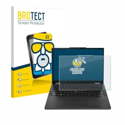 Abbildung von BROTECT Entspiegelungs Schutzglas für Lenovo ThinkPad X13 2 in 1 Gen 5 Schutz Folie Panzerfolie Glas Matt [Extrem Kratzfest 9H, Anti Reflex]
