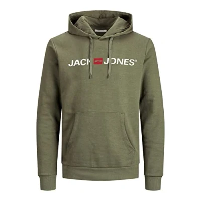 Abbildung von JACK &amp; JONES Herren JJECORP Old Logo Sweat Hood NOOS 12137054, Mulch/REG FIT, XL