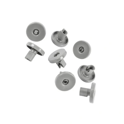 Abbildung von Electrolux AEG 50286965004 Korbrolle Geschirrspüler geschirrkorb rollensatz, dunkelgrau, 8 stück