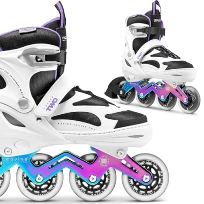 Abbildung von Verstellbare Fitness Inline skates Movino Cruzer Two (Neochrom) L