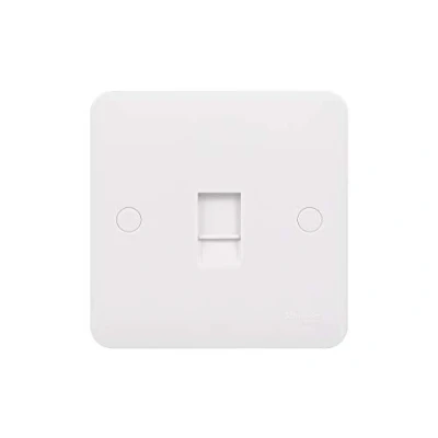 Abbildung von Schneider Electric Lisse GGBL7071C5S Einzel Datensteckdose, CAT5E, RJ45, Weiß, geformt