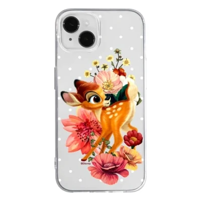 Abbildung von ERT GROUP Handyhülle für Apple iPhone 14 Plus Original und offiziell Lizenziertes Disney Muster Bambi 014 optimal an die Form des Handy angepasst, teilweise transparent