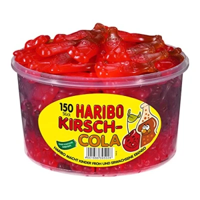 Abbildung von Haribo Kirsch Cola, 1er Pack (1 x 1.35 kg Dose)