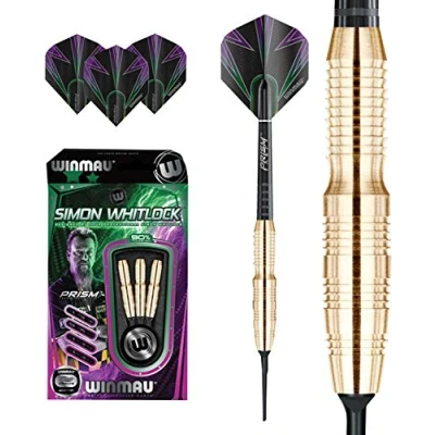 Abbildung von Winmau Dartpfeil Simon Whitlock Softdart Brass 2227 18 g