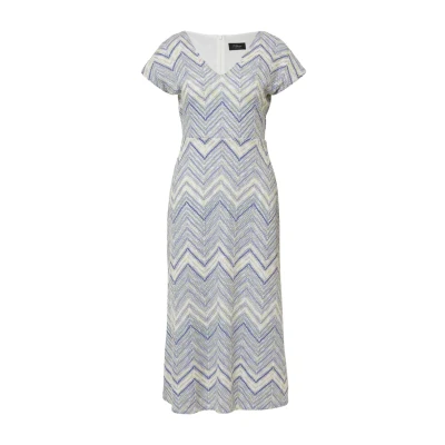 Abbildung von s.Oliver Black Label Strickkleid, Damen, Größe: 34, Himmelblau