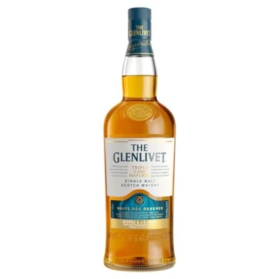 Abbildung von The Glenlivet WHITE OAK RESERVE Triple Cask Matured Single Malt Scotch Whisky 40% Vol. 1l + GB