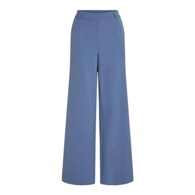 Abbildung von VILA RONE HW Widenoos Stoffhose, Damen, Größe: 40, Coronet blue