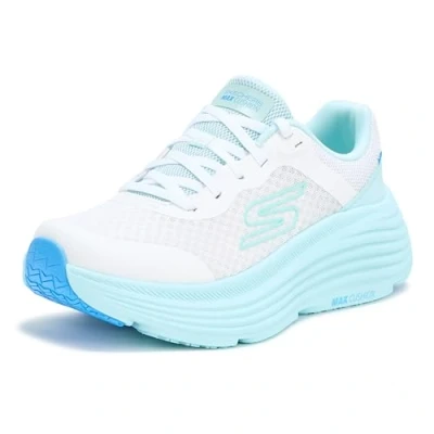 Abbildung von Skechers MAX Cushioning Endeavour Sneaker low, Damen, Größe: 41, White/light blue Schuhe