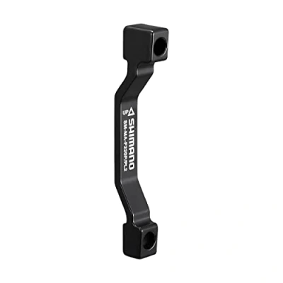 Abbildung von Shimano Bremssattelwechsler Bremssattel Wechsler von 200 bis 220 mm Post Mount, Schwarz, Front mount