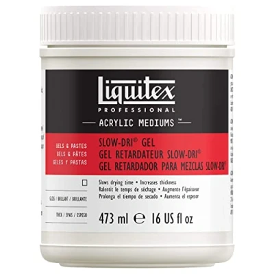 Abbildung von Liquitex 7216 Professional Slow Dri Farbmischmedium, Trocknungsverzögerer für Acrylfarben, Retarder Nass in Technik 473ml Topf