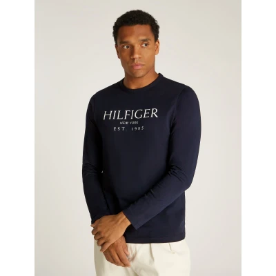 Abbildung von Tommy Hilfiger BIG TEE Langarmshirt, Herren, Größe: Small, Desert sky