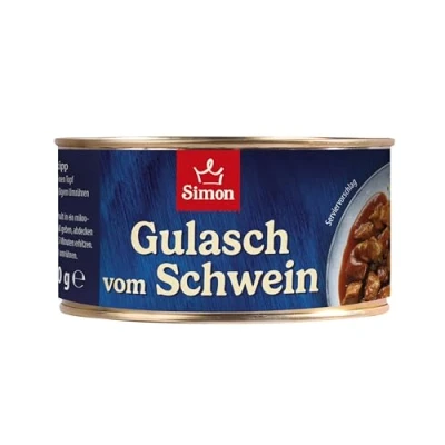Abbildung von Werner Simon Gulasch vom Schwein in der Konservendose, 300 g