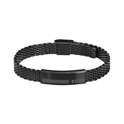 Abbildung von BOSS ALEN Armband, Herren, Größe: One Size, Black
