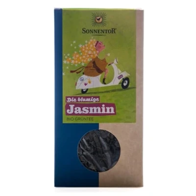 Abbildung von Sonnentor Grüntee Jasmin lose, 1er Pack (1 x 100 g) Bio