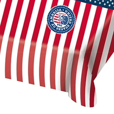 Abbildung von Tischdecke USA Party 130x180 cm