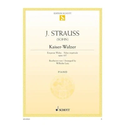 Abbildung von Kaiser Walzer: op. 437. Klavier.: Piano. (Edition Schott Einzelausgabe)