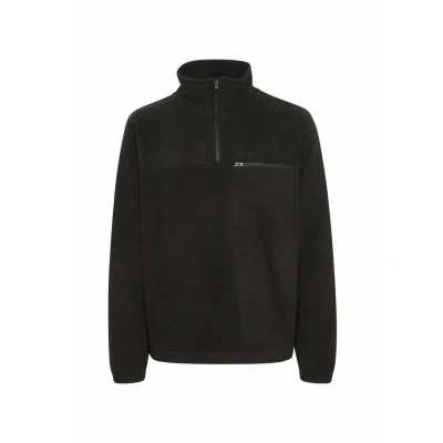 Abbildung von Solid Fleecepullover, Herren, Größe: Large, True black