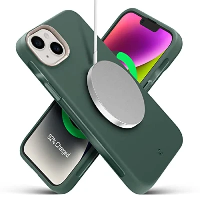 Abbildung von CYRILL von Spigen Ultra Color Mag Kompatibel mit iPhone 14 (6.1&quot;) [Kompatibel MagSafe] Magnetisches Kabelloses Laden Dünne Handyhülle Case Kale